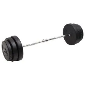 Mancuerna curl con discos 90 kg de vidaXL, Peso libre - Ref: Foro24-3145023, Precio: 206,06 €, Descuento: %