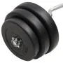 Mancuerna curl con discos 90 kg de vidaXL, Peso libre - Ref: Foro24-3145023, Precio: 206,06 €, Descuento: %