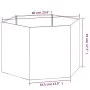 Jardinera de acero corten oxidado 60x60x45 cm de vidaXL, Maceteros y jardineras - Ref: Foro24-823675, Precio: 58,82 €, Descue...