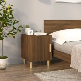 Brown oak plywood nightstand by vidaXL, Nightstands - Ref: Foro24-817313, Price: 27,33 €, Discount: %