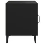 Mesitas de noche 2 unidades madera contrachapada negra de vidaXL, Mesitas de noche - Ref: Foro24-812063, Precio: 69,50 €, Des...