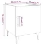 Mesitas de noche 2 unidades madera contrachapada negra de vidaXL, Mesitas de noche - Ref: Foro24-812063, Precio: 69,50 €, Des...