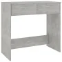 Escritorio de madera contrachapada gris hormigón 80x40x75 cm de vidaXL, Escritorios - Ref: Foro24-801359, Precio: 50,46 €, De...