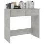 Escritorio de madera contrachapada gris hormigón 80x40x75 cm de vidaXL, Escritorios - Ref: Foro24-801359, Precio: 50,46 €, De...