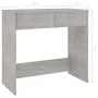 Escritorio de madera contrachapada gris hormigón 80x40x75 cm de vidaXL, Escritorios - Ref: Foro24-801359, Precio: 50,46 €, De...