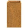 Jardineras de pared 2 uds acero corten oxidado 53x10x17 cm de vidaXL, Maceteros y jardineras - Ref: Foro24-823686, Precio: 50...