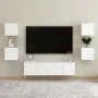 Mesitas de noche 2 uds madera ingeniería blanca 30,5x30x30 cm de vidaXL, Mesitas de noche - Ref: Foro24-3079707, Precio: 49,9...
