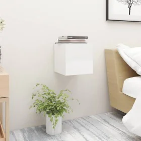 Mesita de noche madera de ingeniería blanca 30,5x30x30 cm de vidaXL, Mesitas de noche - Ref: Foro24-3079724, Precio: 32,52 €,...