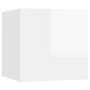 White engineered wood bedside table 30.5x30x30 cm by vidaXL, Nightstands - Ref: Foro24-3079724, Price: 32,52 €, Discount: %