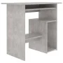 Escritorio de madera contrachapada gris hormigón 80x45x74 cm de vidaXL, Escritorios - Ref: Foro24-801368, Precio: 59,68 €, De...
