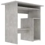 Escritorio de madera contrachapada gris hormigón 80x45x74 cm de vidaXL, Escritorios - Ref: Foro24-801368, Precio: 59,68 €, De...