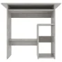 Escritorio de madera contrachapada gris hormigón 80x45x74 cm de vidaXL, Escritorios - Ref: Foro24-801368, Precio: 59,68 €, De...
