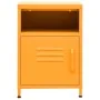 Mesitas de noche 2 uds amarillo mostaza acero 35x35x51 cm de vidaXL, Mesitas de noche - Ref: Foro24-3095216, Precio: 140,11 €...