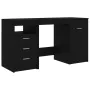 Escritorio de madera de ingeniería negro 140x50x76 cm by vidaXL, Desks - Ref: Foro24-3054781, Price: 164,87 €, Discount: %