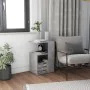 Mesa auxiliar de madera contrachapada gris hormigón 36x30x56 cm de vidaXL, Mesas auxiliares - Ref: Foro24-802997, Precio: 32,...