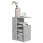Mesa auxiliar de madera contrachapada gris hormigón 36x30x56 cm de vidaXL, Mesas auxiliares - Ref: Foro24-802997, Precio: 32,...