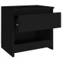 Nachttisch aus schwarzem Sperrholz, 40 x 30 x 39 cm von vidaXL, Nachttische - Ref: Foro24-803445, Preis: 36,12 €, Rabatt: %