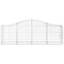 Cestas de gaviones 6 uds forma de arco hierro 200x30x60/80 cm de vidaXL, Maceteros y jardineras - Ref: Foro24-3145392, Precio...