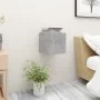 Bedside tables 2 units concrete gray 30.5x30x30cm by vidaXL, Nightstands - Ref: Foro24-3079719, Price: 46,48 €, Discount: %