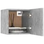 Bedside tables 2 units concrete gray 30.5x30x30cm by vidaXL, Nightstands - Ref: Foro24-3079719, Price: 46,48 €, Discount: %