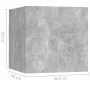 Bedside tables 2 units concrete gray 30.5x30x30cm by vidaXL, Nightstands - Ref: Foro24-3079719, Price: 46,48 €, Discount: %