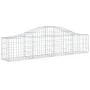 Cestas de gaviones 4 uds forma de arco hierro 200x30x40/60 cm de vidaXL, Maceteros y jardineras - Ref: Foro24-3145369, Precio...