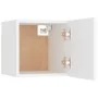 White engineered wood bedside table 30.5x30x30 cm by vidaXL, Nightstands - Ref: Foro24-3079706, Price: 30,69 €, Discount: %