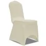 Funda de silla elástica color crema 24 unidades de vidaXL, Fundas - Ref: Foro24-3051642, Precio: 96,35 €, Descuento: %