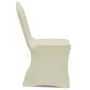Funda de silla elástica color crema 24 unidades de vidaXL, Fundas - Ref: Foro24-3051642, Precio: 96,35 €, Descuento: %