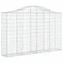 Cestas de gaviones 3 uds forma de arco hierro 200x30x120/140 cm de vidaXL, Maceteros y jardineras - Ref: Foro24-3145452, Prec...