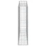 Cestas de gaviones 3 uds forma de arco hierro 200x30x120/140 cm de vidaXL, Maceteros y jardineras - Ref: Foro24-3145452, Prec...