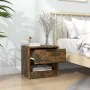 Bedside table made of plywood in a smoked oak color by vidaXL, Nightstands - Ref: Foro24-817045, Price: 36,42 €, Discount: %
