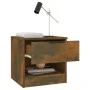 Bedside table made of plywood in a smoked oak color by vidaXL, Nightstands - Ref: Foro24-817045, Price: 36,42 €, Discount: %