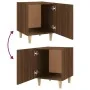 Nightstands 2 pcs brown oak plywood by vidaXL, Nightstands - Ref: Foro24-817314, Price: 46,48 €, Discount: %