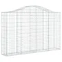 Cestas gaviones 12 uds forma de arco hierro 200x30x120/140 cm de vidaXL, Maceteros y jardineras - Ref: Foro24-3145461, Precio...