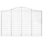Cestas gaviones 12 uds forma de arco hierro 200x30x120/140 cm de vidaXL, Maceteros y jardineras - Ref: Foro24-3145461, Precio...