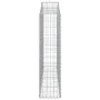 Cestas gaviones 12 uds forma de arco hierro 200x30x120/140 cm de vidaXL, Maceteros y jardineras - Ref: Foro24-3145461, Precio...