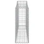 Cestas de gaviones 2 uds forma de arco hierro 200x30x80/100 cm de vidaXL, Maceteros y jardineras - Ref: Foro24-3145409, Preci...