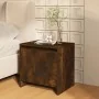 Mesita de noche madera ingeniería roble ahumado 45x34x44,5 cm de vidaXL, Mesitas de noche - Ref: Foro24-813044, Precio: 33,78...