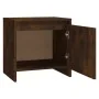 Mesita de noche madera ingeniería roble ahumado 45x34x44,5 cm de vidaXL, Mesitas de noche - Ref: Foro24-813044, Precio: 33,78...