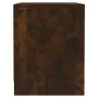 Mesita de noche madera ingeniería roble ahumado 45x34x44,5 cm de vidaXL, Mesitas de noche - Ref: Foro24-813044, Precio: 33,78...