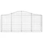 Cestas de gaviones 20 uds forma de arco hierro 200x30x80/100 cm de vidaXL, Maceteros y jardineras - Ref: Foro24-3145424, Prec...