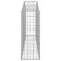 Cestas de gaviones 20 uds forma de arco hierro 200x30x80/100 cm de vidaXL, Maceteros y jardineras - Ref: Foro24-3145424, Prec...