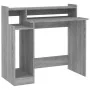 Escritorio con LED madera contrachapada gris sonoma 97x45x90 cm de vidaXL, Escritorios - Ref: Foro24-820476, Precio: 73,46 €,...