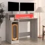 Escritorio con LED madera contrachapada gris sonoma 97x45x90 cm de vidaXL, Escritorios - Ref: Foro24-820476, Precio: 73,46 €,...