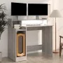 Escritorio con LED madera contrachapada gris sonoma 97x45x90 cm de vidaXL, Escritorios - Ref: Foro24-820476, Precio: 73,46 €,...