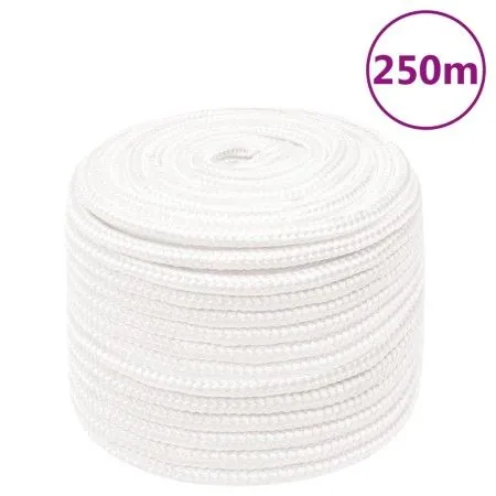 Cuerda de barco polipropileno blanco intenso 14 mm 250 m de vidaXL, Sogas y cuerdas metálicas - Ref: Foro24-152571, Precio: 1...
