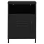 Bedside tables 2 units black steel 35x35x51 cm by vidaXL, Nightstands - Ref: Foro24-3095221, Price: 146,58 €, Discount: %