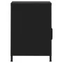 Bedside tables 2 units black steel 35x35x51 cm by vidaXL, Nightstands - Ref: Foro24-3095221, Price: 146,58 €, Discount: %