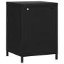 Bedside tables 2 units black steel 35x35x51 cm by vidaXL, Nightstands - Ref: Foro24-3095221, Price: 146,58 €, Discount: %
